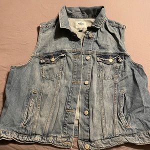 XXL old navy denim vest
